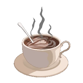 下午茶饮品热饮热咖啡热气棕色gif图素材