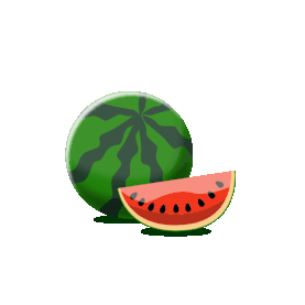 夏天西瓜水果瓜果gif图素材图片