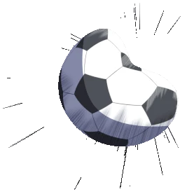 欧洲杯足球世界杯球类运动欧洲杯撞击变形gif图素材