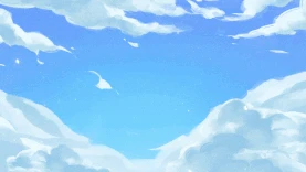 蓝天白云漫画天空清新视频背景gif图素材图片