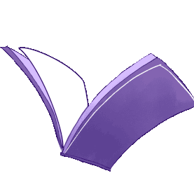 书籍书本翻页紫色gif图素材