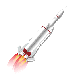 航空航天火箭发射飞行写实gif图素材