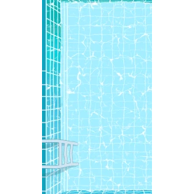 清新夏日度假泳池游泳水面竖版视频背景海报gif图素材