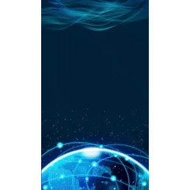 科技光线蓝色光效地球竖版视频背景海报gif图素材