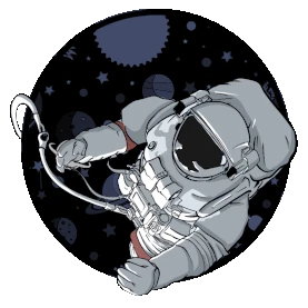 航天航空宇航员太空行走探索星星科技强国gif图素材图片