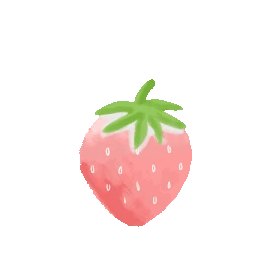 水果可爱草莓贴纸粉色动图gif