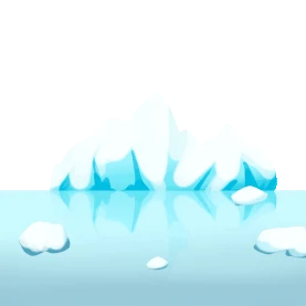 冰河冰川融化蓝色北极南极gif图素材图片