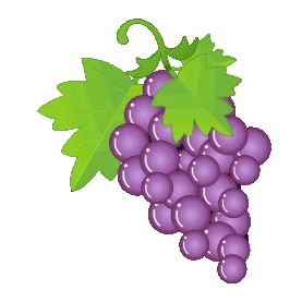 好吃的紫色葡萄水果gif图素材