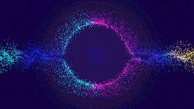 彩色粒子科技线条视频背景gif图素材图片