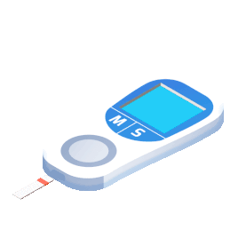 医疗血压测量机设备血糖医学gif图素材