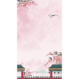 七夕节情人节水墨竖版视频背景中国风gif图素材