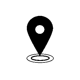定位黑色位置坐标图标gif图素材