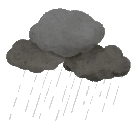 雷阵雨下雨雨水恶劣天气乌云打雷闪电灰色gif图素材台风图片