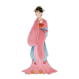 古代人物嫔妃含蓄带笑中国古风gif图素材