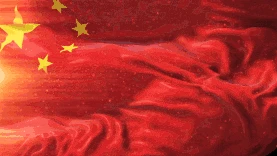 党建建党100周年建党节红旗金色粒子红色视频背景gif图素材