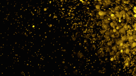 发光金粉飘散粒子光斑大气光效视频背景gif图素材
