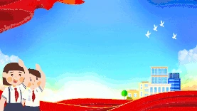 党建建党节建党100周年红绸少先队宣誓蓝色视频背景gif图素材图片