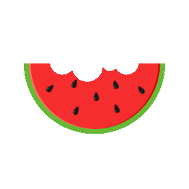 夏天西瓜吃西瓜啃西瓜吃水果gif图素材