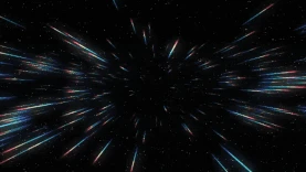 炫酷星空粒子线条穿越线光线视频背景动图gif
