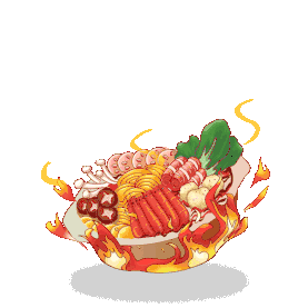 国潮美食火锅食物gif图素材图片