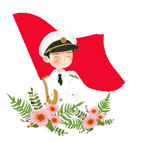 八一建军节海军红色军人红旗gif图素材建军