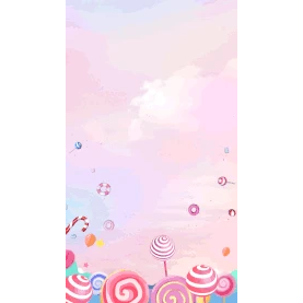 糖果粉色卡通竖版视频背景海报gif图素材图片