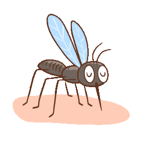 夏天蚊子蚊虫叮咬害虫吸血夏季防蚊gif图素材