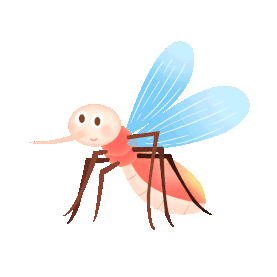 昆虫害虫蚊子叮咬飞翔gif图素材