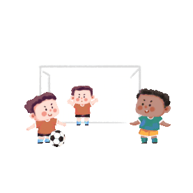 体育运动足球比赛现场踢足球小男孩孩子玩耍gif图素材