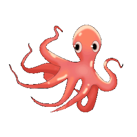 海洋生物章鱼动物gif图素材