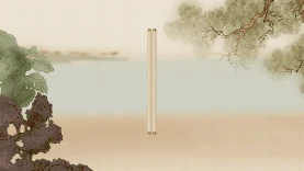 卷轴水墨画中国风视频背景gif图素材图片