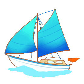 大海海浪帆船船只交通工具gif图素材