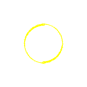 金色光线圆圈光圈光环gif图素材