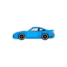 交通工具行驶中的蓝色跑车超跑炫酷豪车汽车gif图素材图片