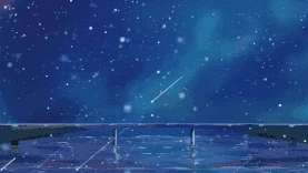 唯美星空蓝色夜空星星视频背景gif图素材