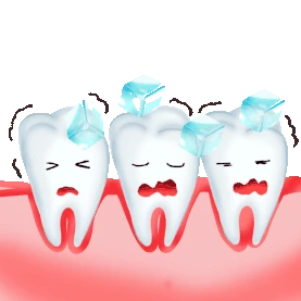 口腔牙齿牙痛牙疼敏感牙gif图素材