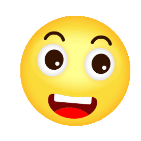 开心哇黄脸社交贴纸emoji拟人黄色表情包动图gif
