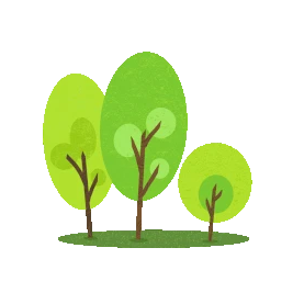 绿色树木植物树gif图素材