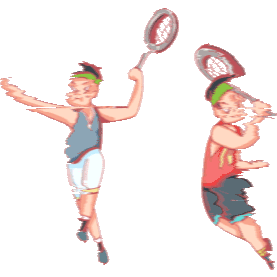 男子羽毛球运动体育运动gif图素材
