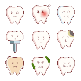 全国爱牙日健康牙齿问题保护蛀牙矫正牙齿牙疼医疗gif图素材图片