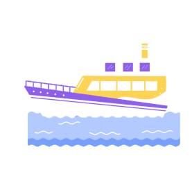 船海浪开船交通工龄轮船gif图素材