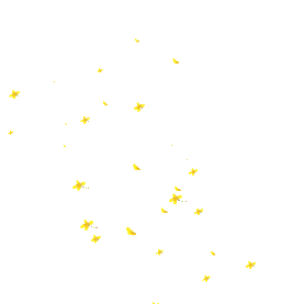 中秋节中秋桂花花瓣飘落漂浮唯美浪漫黄色gif图素材