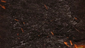 简约大气黑色岩石火星火焰视频背景gif图素材图片