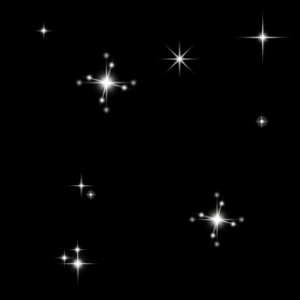 星光闪烁光点光效粒子发光gif图素材