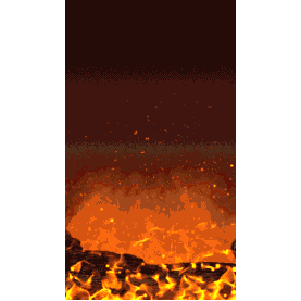 岩石火焰火特效酷炫竖版视频背景海报gif图素材