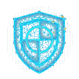 科技盾牌数据防护保护蓝色gif图素材