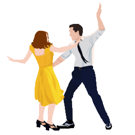 男女双人情侣情人跳舞舞蹈gif图素材