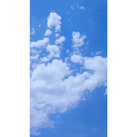 蓝天白云飘动实拍竖版视频背景海报gif图素材