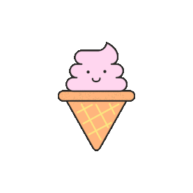 冰淇淋甜食食物贴纸gif图素材