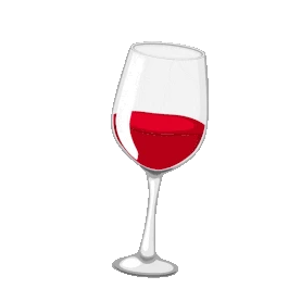 红酒酒杯高脚杯玻璃杯酒水红色液体饮品gif图素材